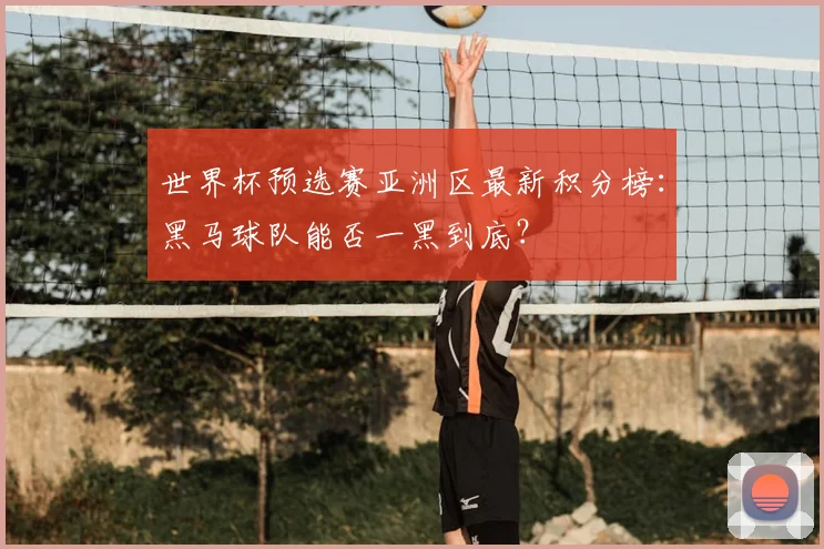 世界杯预选赛亚洲区最新积分榜：黑马球队能否一黑到底？